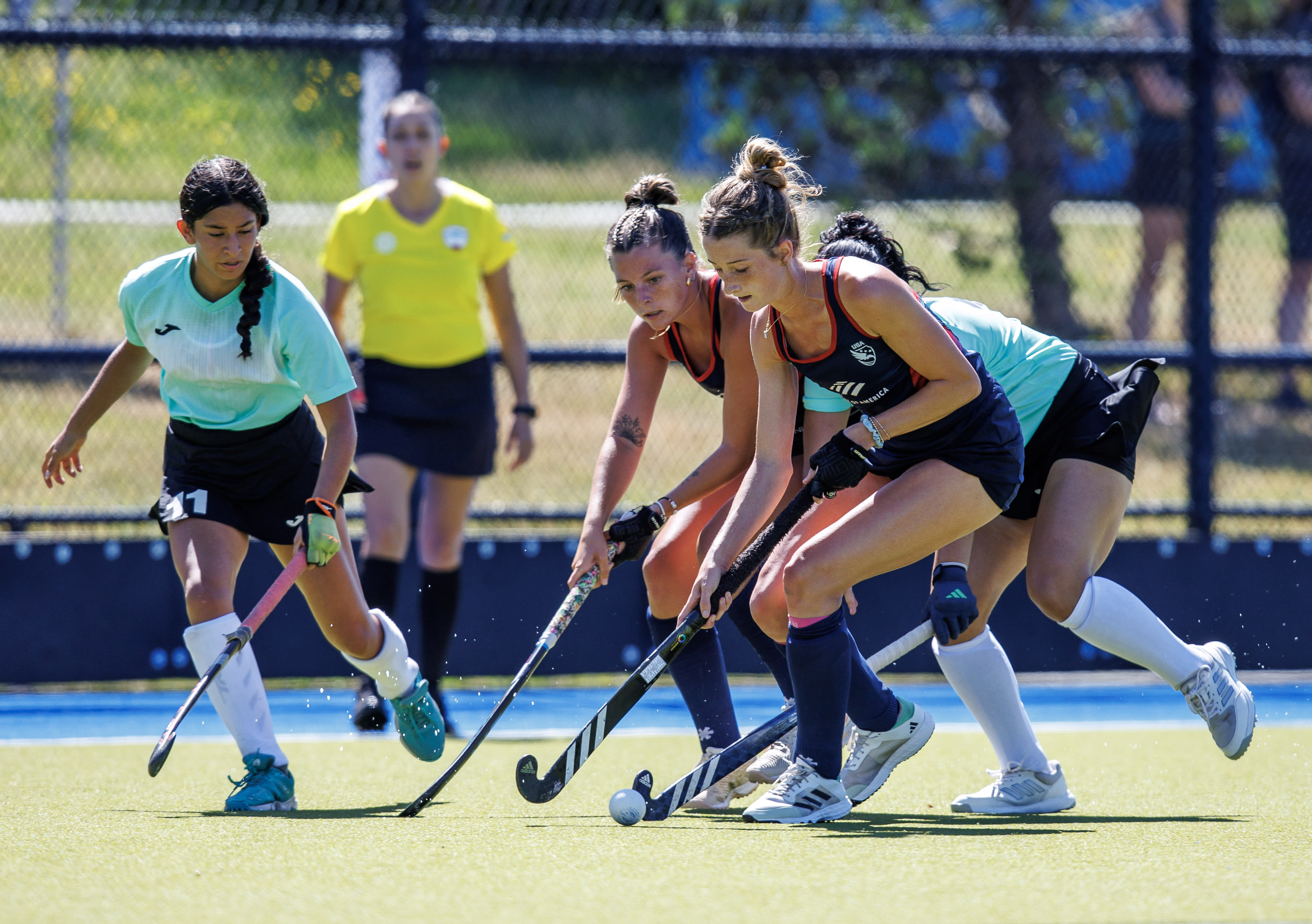 USA Field Hockey U 21 USWNT With Dominant Win Over Mexico at 2024 JPAC